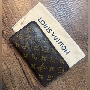 Louis Vuitton Brown and Gold Monogram wallet